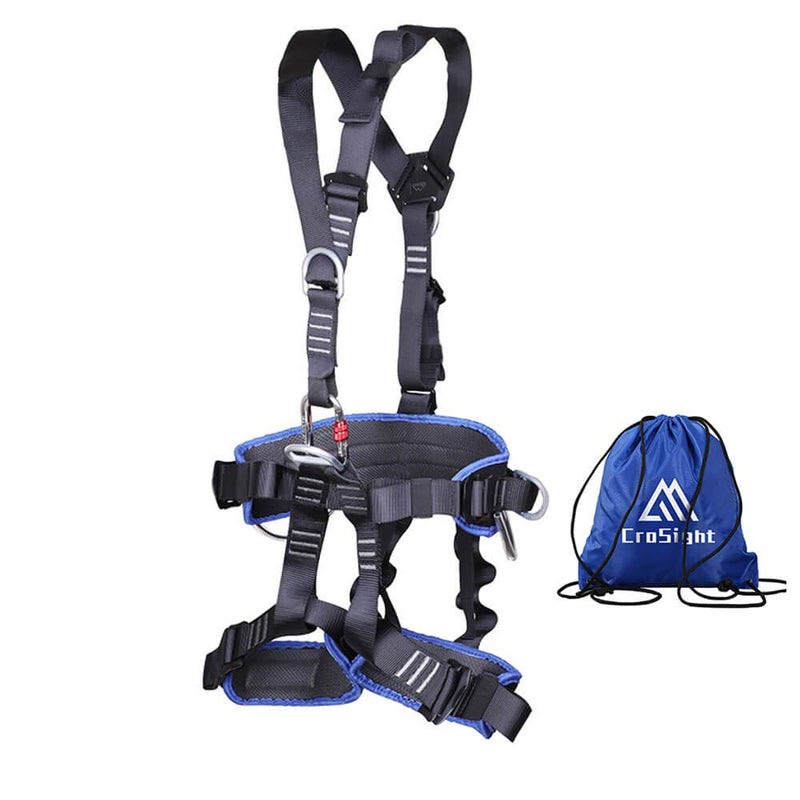 CroSight Climbing Seat Belt, Caving, Rock Climbing and Rappelling Equipment, Body Guard Protect, Rappelling Rescuing Equip - Image 1